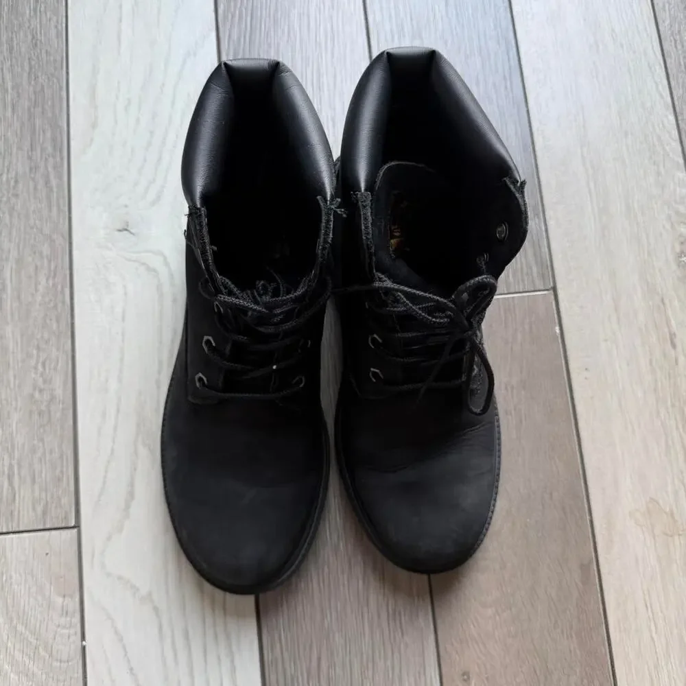 Black timberland ankle boots timberland